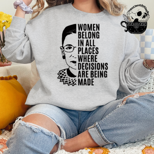 Women Belong RBG