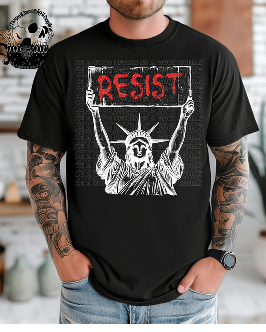 Resist Grunge Lady Liberty