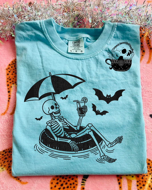 Floating Drinking Summer Skelly