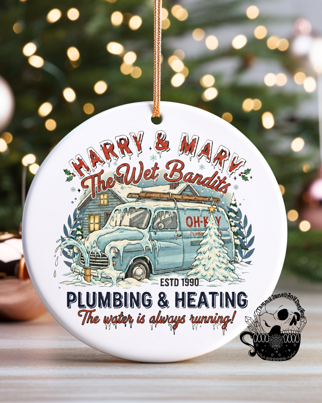 Heating and Plumbing Ceramic Ornament