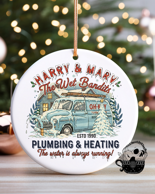 Heating and Plumbing Ceramic Ornament