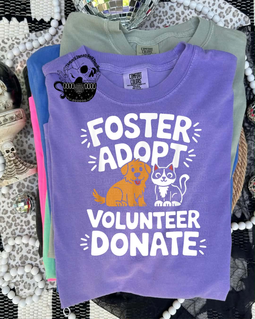 Foster Adopt Volunteer Donate (with dog)