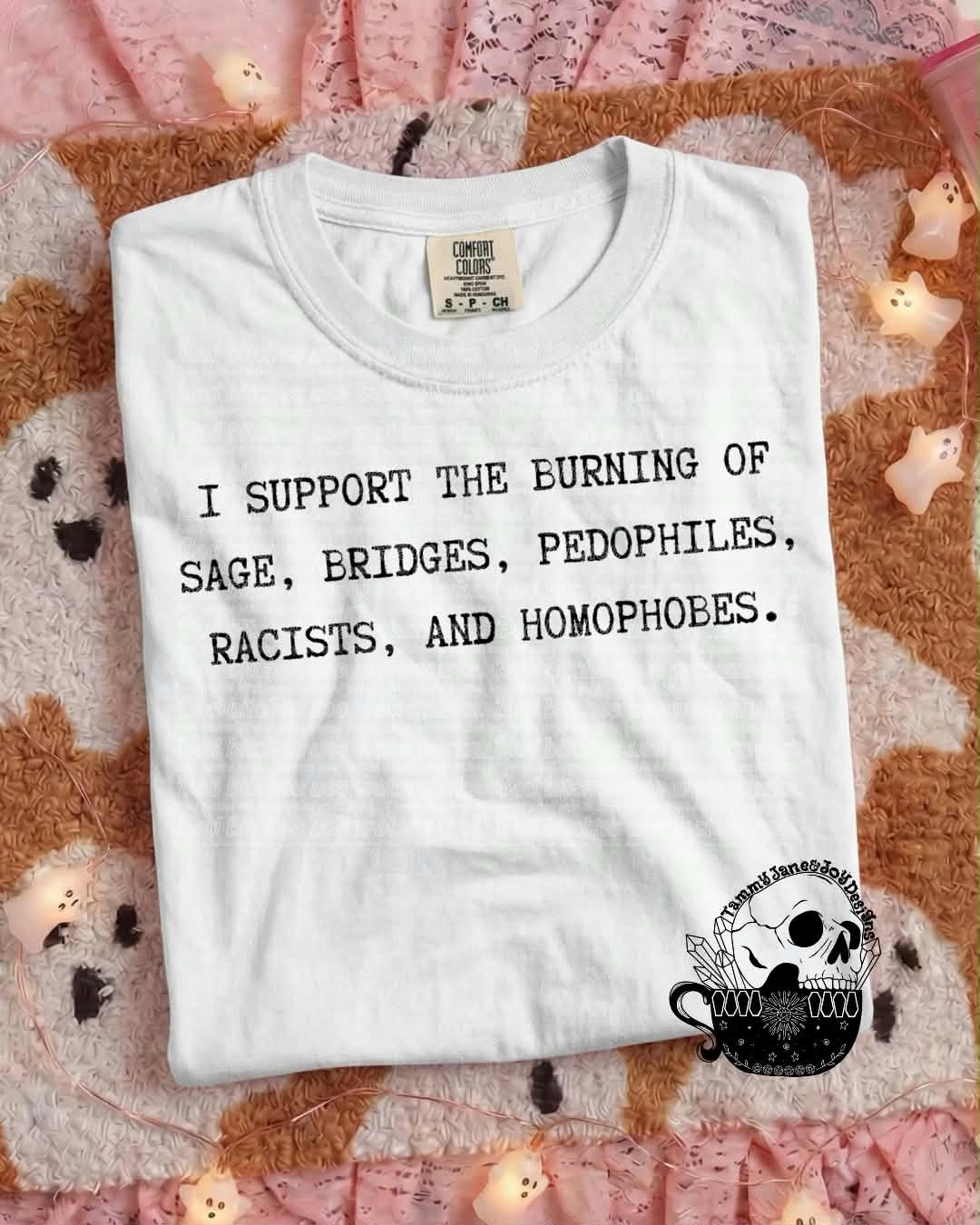 I support the burning