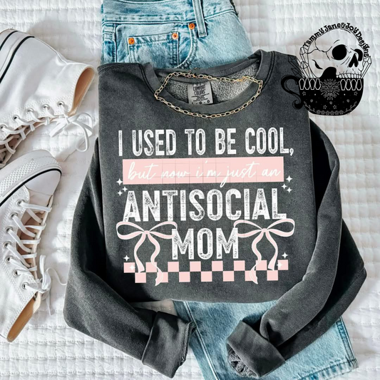 I used to be cool, but now I'm just an antisocial mom (colorful)
