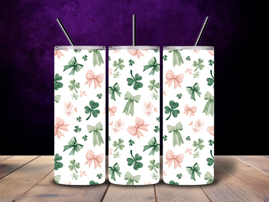 Shamrock Bows 20 oz Stainless Steel Tumbler