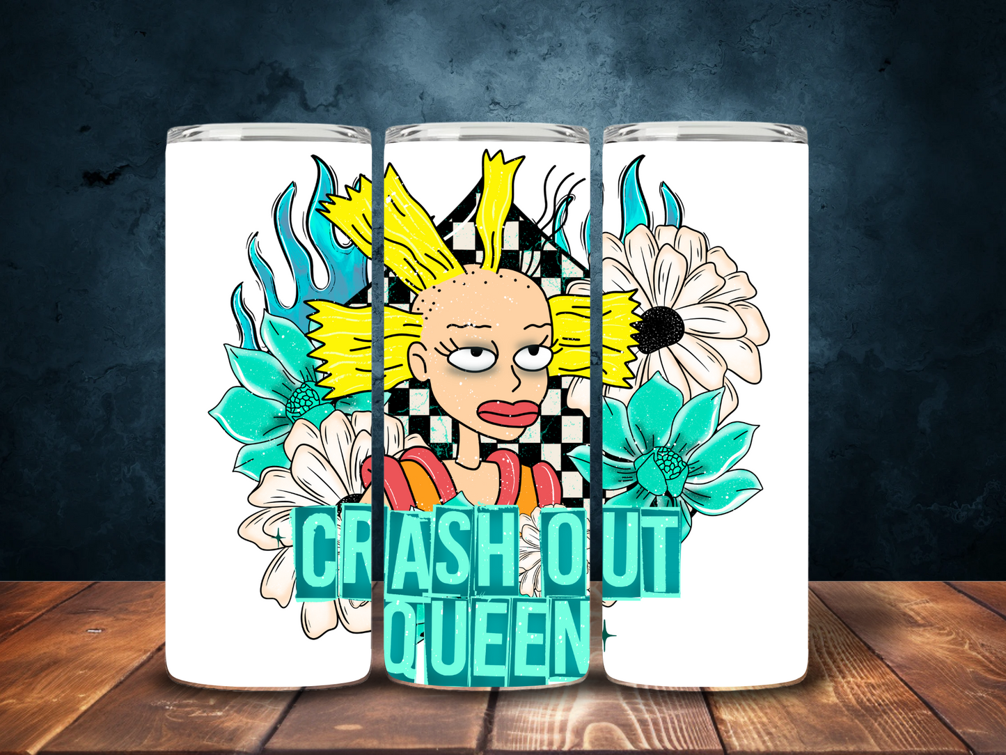 Crash out queen 20 oz Stainless Steel Tumbler