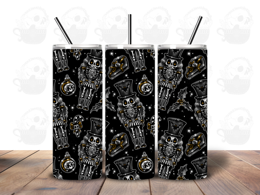 Skelly Nutcrackers 20 oz Stainless Steel Tumbler