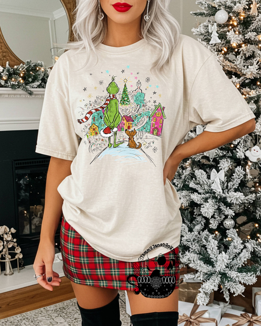 Max and Green Man Christmas