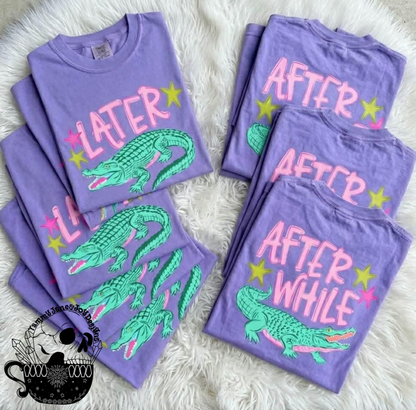 After a while crocodile (pink)