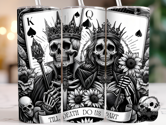 Til death do us part 20 oz Stainless Steel Tumbler