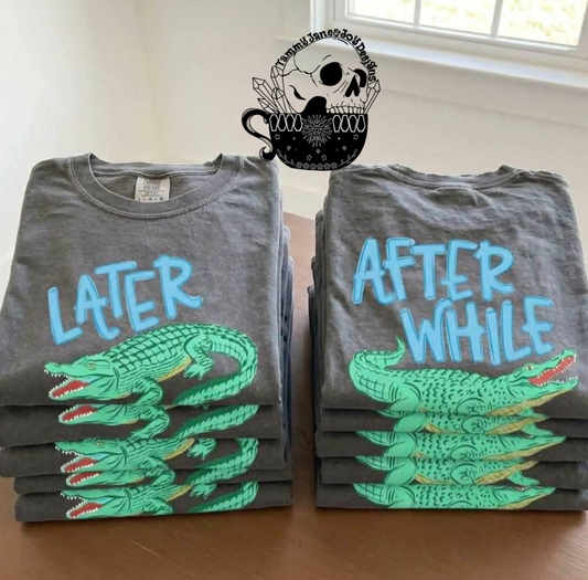 After a while crocodile (blue)