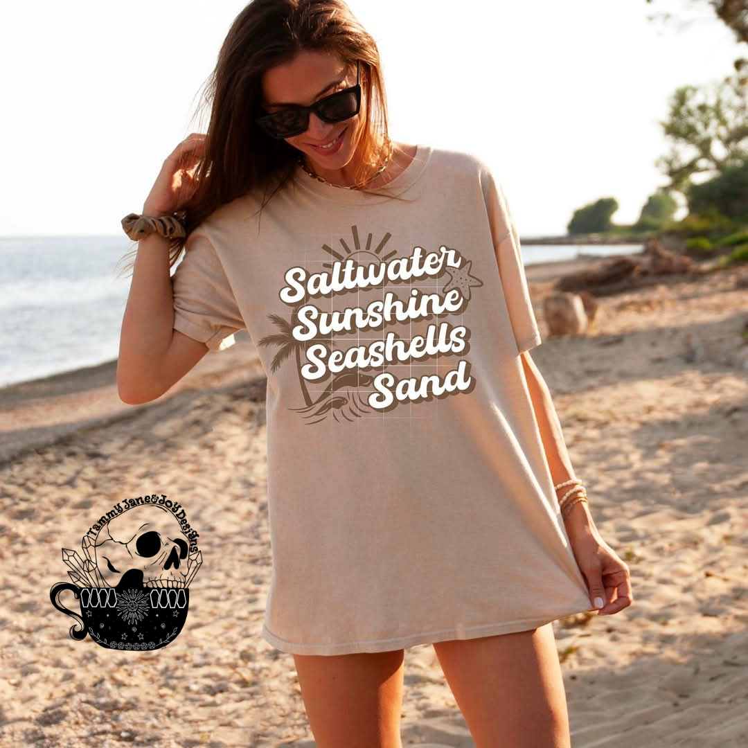 Saltwater Sunshine Seashells Sand