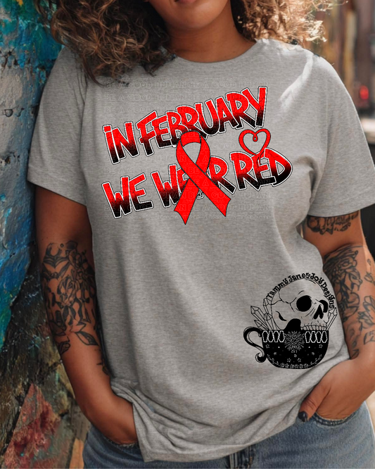 In February we wear red