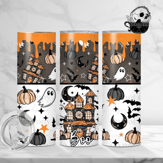 Boo Haunted Mansion 20 oz Stainless Steel Tumbler