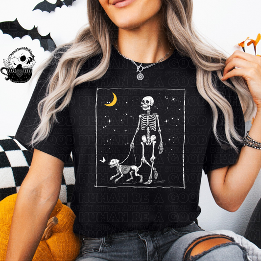 Walking the Skelly Dog