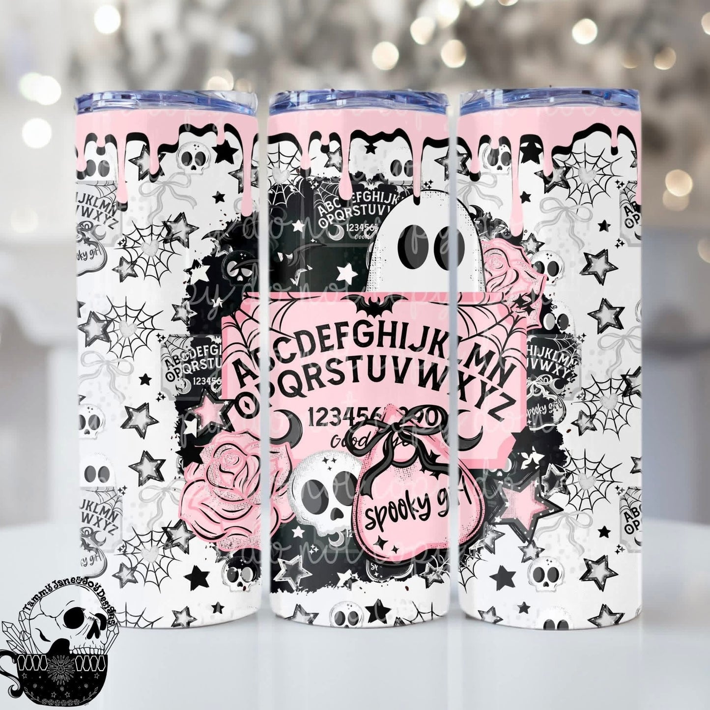 Girly Ghosts 20 oz Stainless Steel Tumbler