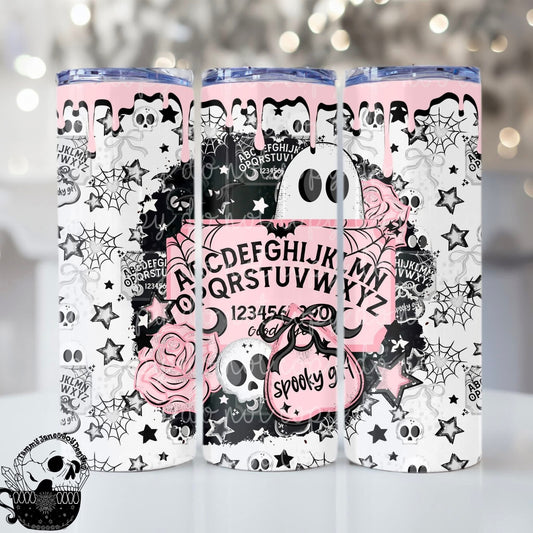 Girly Ghosts 20 oz Stainless Steel Tumbler