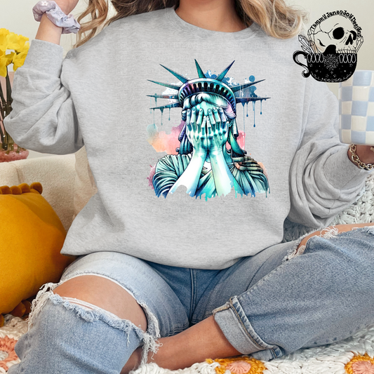Weeping Lady Liberty