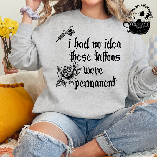 I Had No Idea These Tattoos Were Permanent (Rose Black)