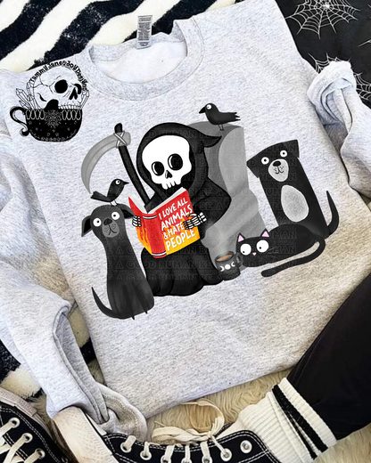 Grim Reaper Loves Animals