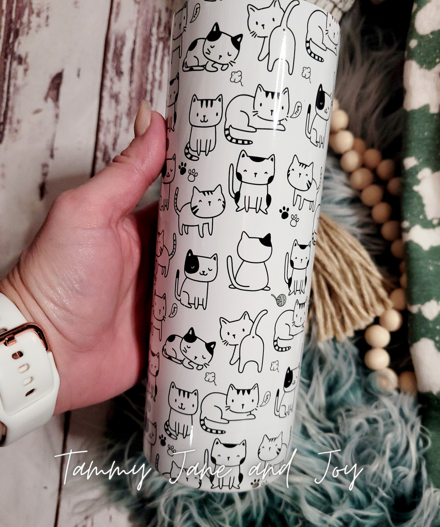 Kitty Cat Butthole Tumbler