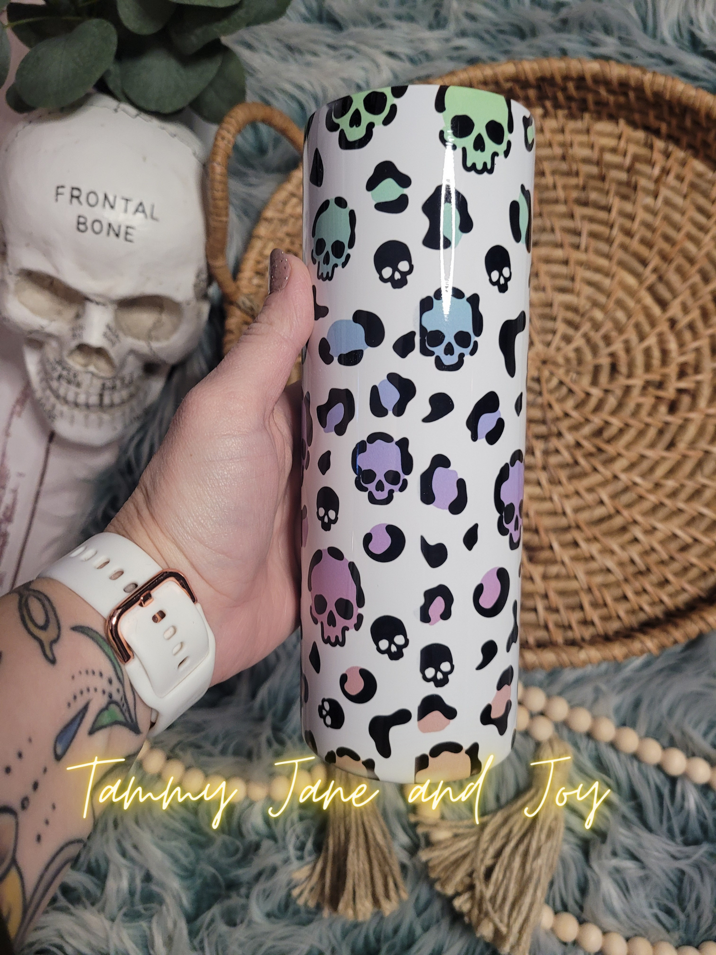 Leopard Skellies Tumbler