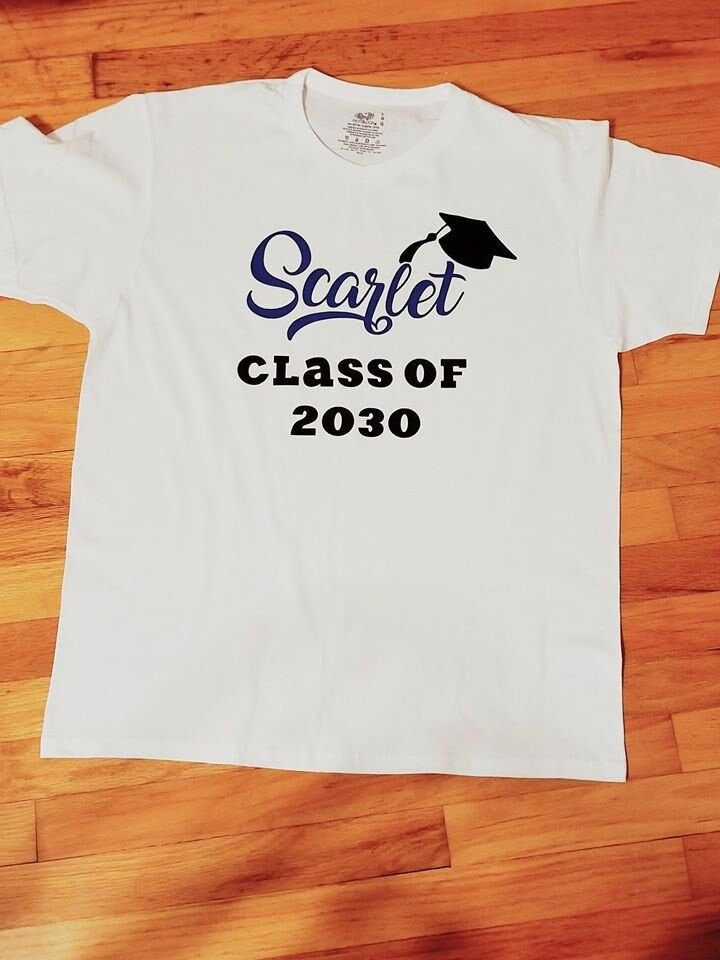 Graduation Year Hand-prints Keepsake T-Shirt