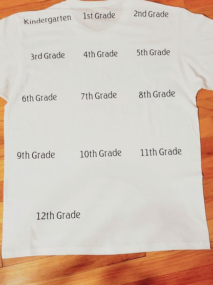 Graduation Year Hand-prints Keepsake T-Shirt