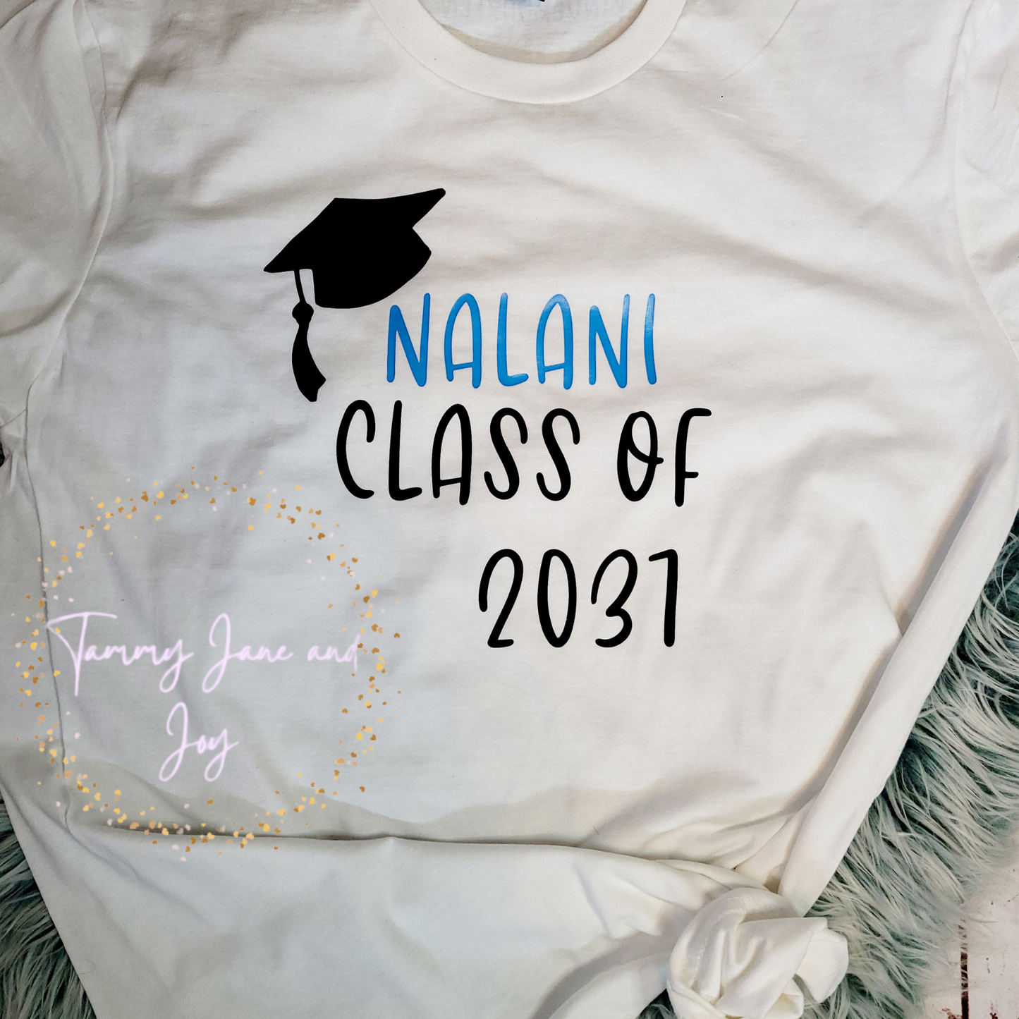 Graduation Year Hand-prints Keepsake T-Shirt